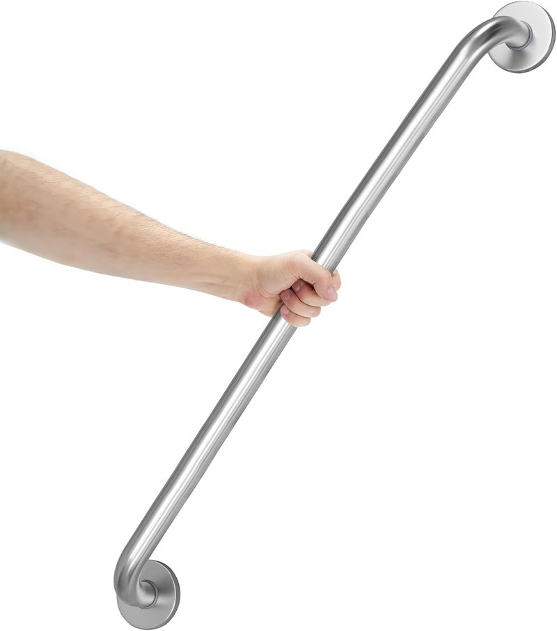 AmazerBath شريط مسك للأحواض والدش - مضاد للانزلاق، 36 بوصة طول × 1.25 بوصة قطر، فولاذ مقاوم للصدأ، مناسب لكبار السن وذوي الاحتياجات الخاصة، يتحمل 500 رطل - Image 1